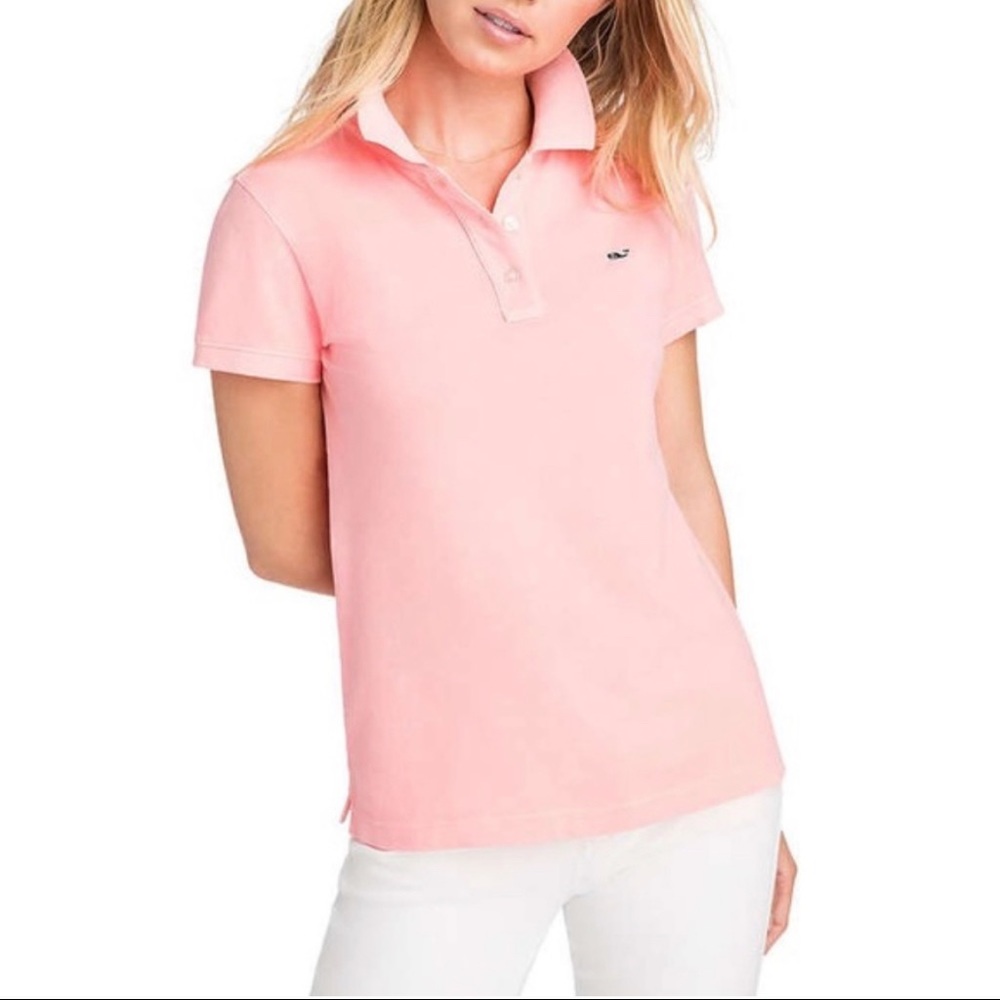 Vineyard Vines Pink Polo Shirt